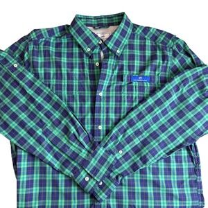 Southern Tide Mens Classic Fit‎ Plaid Long Sleeve Button Down Shirt Size M